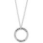 Boma Jewelry Sterling Silver One Race Human Circle Necklace, 18 Inches