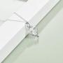 Sister/Mom/Daughter/Grandma/Nana Necklace for Women Sterling Silver Mom/Daughter/Grandma/Nana I love You Forever Love Heart Necklace Jewelry for Birthday Gifts