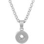 Mini Snap Jewelry Stainless Necklace Length 19-21.5'' Holds 12mm Standard Snaps My Prime Gifts