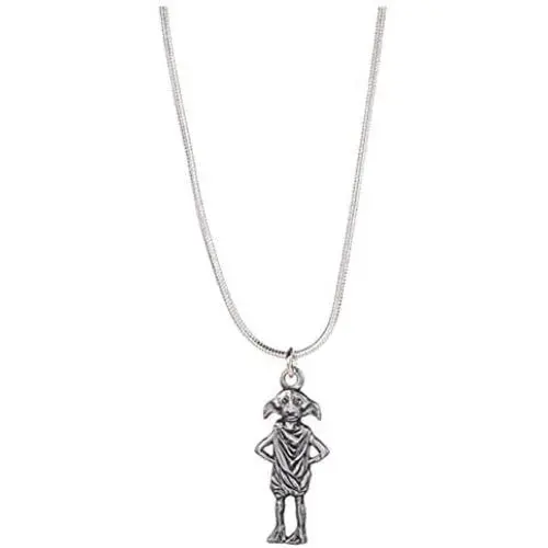 Harry Potter Official Silver Plated Dobby The Elf Necklace Pendant Harry Potter Official Silver Plated Dobby The Elf Necklace Pendant