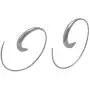 Thin Wire Spiral Infinity Earrings -NanoStyle Jewelry