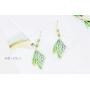 Lightweight Gold Dangle Earrings Pack- Cute Butterfly Wing Drop Earrings For Women Girls,3PCS