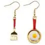 MAOFAED Kitchen Tableware Earring Tiny Spatula Fried Egg Earring Funny Kitchen Tools Earring Gift for Mother Girlfriend MAOFAED Kitchen Tableware Earring Tiny Spatula Fried Egg Earring Funny Kitchen Tools Earring Gift for Mother Girlfriend