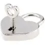 FM FM42 Openable Heart Lock Charm 0.67'' Width Simulated Leather Cloth Choker (16 Colors)