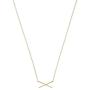 HONEYCAT X Bar Necklace in Gold, Rose Gold, or Silver | Minimalist, Delicate Jewelry