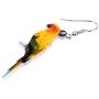 WEVENI Acrylic Australian Parrot Earrings Red Bird Dangle Drop Jewelry For Women Girls Nice Gift
