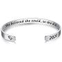WingLoveLemonmini Inspiring Stainless Steel Cuff Bracelet Carved Spell Cuff Bracelet Friendship Bracelet Personalized Christmas Gift Friendship Gift Inspirational Gift for Women for girls for boy