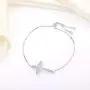 YL Cross Bracelet 925 Sterling Silver Infinity Sideways Bracelet Religious Jewelry Christian Baptism Gift YL Cross Bracelet 925 Sterling Silver Infinity Sideways Bracelet Religious Jewelry Christian Baptism Gift