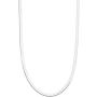 Miabella 925 Sterling Silver Italian Solid 3.5mm Flexible Flat Herringbone Chain Necklace for Women Men 16, 18, 20, 22, 24, 26, 30 Inch Made in Italy