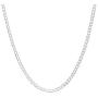 Authentic Solid Sterling Silver Cuban Curb Link .925 ITProLux Necklace Chains 2MM - 10.5MM, 16'' - 30'', Silver Chain for Men & Women, Made In Italy, Next Level Jewelry
