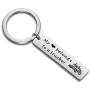 Zuo Bao Trucker Gift Driver Keychain My Heart Belongs to A Trucker Keyring Truck Driver Keychain