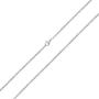 Bling Jewelry Simple Thin 3MM Basic Plain Silver Tone Stainless Steel Rolo Cable Chain Necklace for Men for Women 16 18 20 24 Inch
