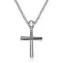 FANCIME Mens Religious Large Baseball Crucifix Cross Necklace Long Couple Lovers Pendant Yellow/White Gold Plated Christian Jewelry Gift for Mens Boys Woman Teen Girls,53/32/13mm