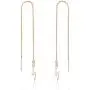 MaeMae 14k Gold Filled Dainty Chain Threader Earrings, 5''