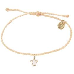 Pura Vida Rose Gold Sea Turtle Bracelet - Waterproof, Adjustable Band