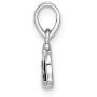 925 Sterling Silver Rhodium plated for boys or girls Enameled Puppy Pendant Necklace