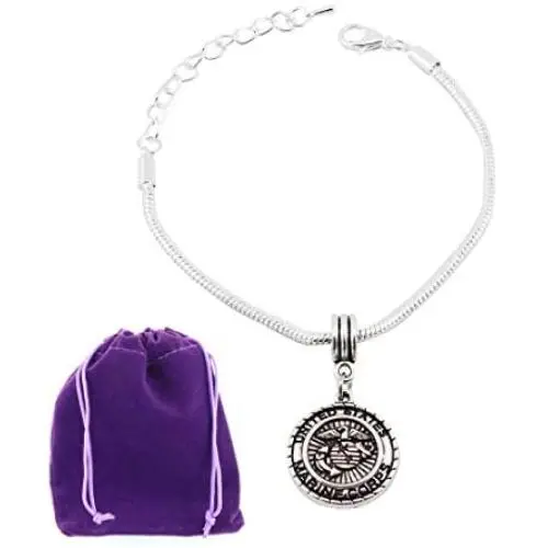 United States Marine Corp Bracelet | Charm Jewelry United States Marine Corp Bracelet | Charm Jewelry