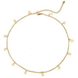 choice of all Star Necklace Choker for Women for Women Gold Star Dangle Choker Necklace for Teen Girls