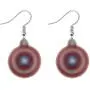 BAUNA Captain America Earring Marvel Superhero Earrings Gifts Shield Pendant Jewelry For Marvel Fans BAUNA Captain America Earring Marvel Superhero Earrings Gifts Shield Pendant Jewelry For Marvel Fans