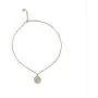 Retro Gold Coin Necklace lucky goddess stars in the sky