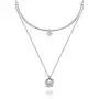 Daring Jewelry 14k Gold Plated Cubic Zirconia Flower Curvebar Layered Necklace 16.5 inch 2'' Extender… Daring Jewelry 14k Gold Plated Cubic Zirconia Flower Curvebar Layered Necklace 16.5 inch 2'' Extender…