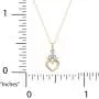 Disney Princess 14K Gold Tiara Heart Pendant with Gold Filled Chain, Official License Disney Princess 14K Gold Tiara Heart Pendant with Gold Filled Chain, Official License