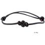 Simple Style Varieties of Irish Love Knot Leather Bracelet Romantic Gift for People