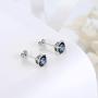 Aurora Tears Mystic-Rainbow-Topaz 925 Sterling Silver Jewelry Women Mystic Topaz Gift Girls Dating/Wedding/Anniversary/Bridal Present Fashion Jewellery