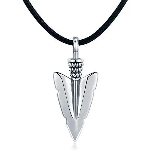 TANGPOET Viking Necklace for Men Sterling Silver Wolf Valknut Vegvisir Arrow Pendant Viking Jewelry Gift for Women Teens TANGPOET Viking Necklace for Men Sterling Silver Wolf Valknut Vegvisir Arrow Pendant Viking Jewelry Gift for Women Teens