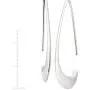 Silpada Silhouette Tapered Wire Open Drop Earrings in Sterling Silver Silpada Silhouette Tapered Wire Open Drop Earrings in Sterling Silver