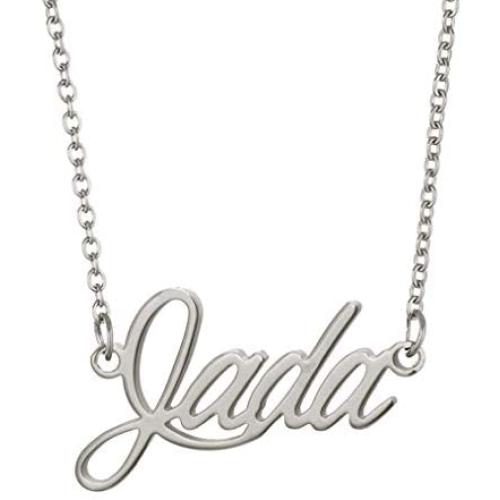 Aoloshow Stainless Steel Personalized Name Necklace Bracelet Jewelry Custom Made Any Names