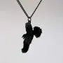 Black Raven Black Crow Gothic Pewter Pendant Necklace Black Raven Black Crow Gothic Pewter Pendant Necklace