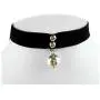 HUSUP Cosplay Gothic Silvery Cat Bell Velvet Ribbon Necklace Choker HUSUP Cosplay Gothic Silvery Cat Bell Velvet Ribbon Necklace Choker