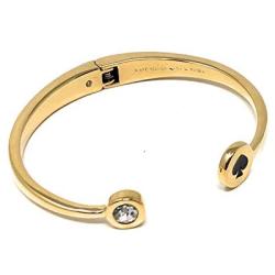 Kate Spade New York Spot The Spade Gold Tone Bangle Bracelet