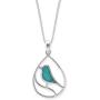 Boma Jewelry Sterling Silver Bird Necklace, 16 inches