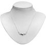 Silvershake 925 Sterling Silver Love Heart Angel Wing Pendant with 16 to 18 Inch Chain Necklace