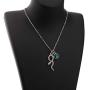 AKTAP HP Inspired Horcrux Crest Necklace TV Movie Jewelry Gift for Fans