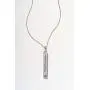 Rhodium Plated 925 Sterling Silver ''I Loved You Yesterday, I Love You Still, I Always Have, I Always Will'' Bar Pendant Necklace With 18'' Cable Chain Rhodium Plated 925 Sterling Silver ''I Loved You Yesterday, I Love You Still, I Always Have, I Always Will'' Bar Pendant Necklace With 18'' Cable Chain