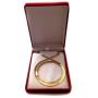14k Yellow Solid Gold Imperial Herringbone Chain Necklace, 6.0mm