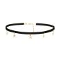 Haloty Punk Choker Necklace Gold Star Pendant Necklaces Chain Short Necklace Jewelry for Women and Girls