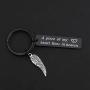 MAOFAED Memorial Keychain A Piece of My Heart Lives in Heaven Sympathy Gift Loss of Loved One Keychain