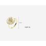Moon Star Fidget Ring Womens Wedding Band Cubic Zirconia Spinner Ring Girls Rotatable Rings Relieving Anxiety and Stress, Gold Color