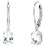 Sterling Silver Oval Cut Genuine Natural Gemstone Leverback Drop Earrings Sterling Silver Oval Cut Genuine Natural Gemstone Leverback Drop Earrings