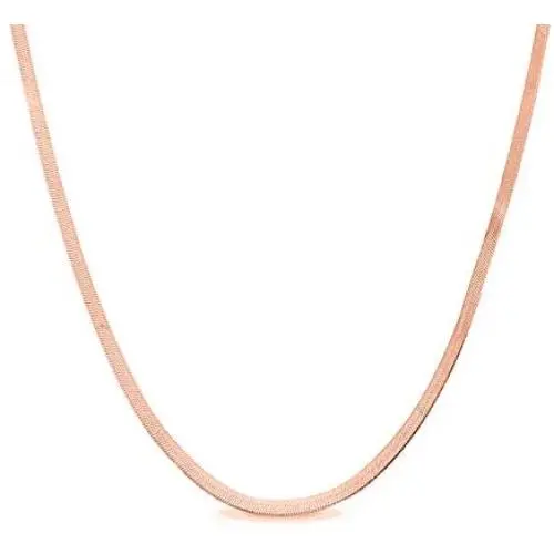 Verona Jewelers Sterling Silver 2.5MM, 3.3MM Italian Herringbone Flat Snake Magic Chain -Gold Plated Herringbone Chain Necklace, Gold Over Silver Necklace for Men and Women Verona Jewelers Sterling Silver 2.5MM, 3.3MM Italian Herringbone Flat Snake Magic Chain -Gold Plated Herringbone Chain Necklace, Gold Over Silver Necklace for Men and Women