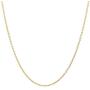 18K Solid Gold Diamond Cut Round Cable/Anchor Chain Necklace- perfect alone or for pendants