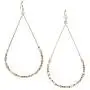 Earrings Teardrop hoop dangle drop with Seed Beads for Women Earrings Teardrop hoop dangle drop with Seed Beads for Women