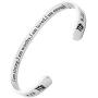 RENYILIN Creative Cuff Bracelet, Zodiac Bracelet, Inspirational Stainless Steel Bracelet for Men and Women