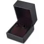 Lanroque Black Plating Sterling Silver and Black CZ Stud Earrings for Men and Women (6mm)