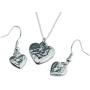 10th Anniversary Pure Tin Pendant and Earring Set