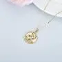 14K Solid Gold Mermaid Necklace Whale tail Pendant Necklace Moissanite Necklaces for Women Dainty Pendant Necklace Yellow Gold 18'' 14K Solid Gold Mermaid Necklace Whale tail Pendant Necklace Moissanite Necklaces for Women Dainty Pendant Necklace Yellow Gold 18''